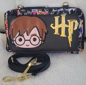 Loungefly Harry Potter Long Wallet 3D Cartoon Inside Mirror Cards Pockets